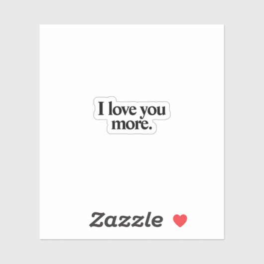 シンプル私は水ボトルシールを愛している シール (シート)