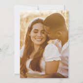 シンプル秋ボタ結婚ニカル招待状 招待状 (裏面)