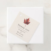 シンプル秋ミニマルリーフクリー結婚ムズサンキュー フェイバータグ (インサイチュ)