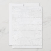 シンプル秋リース招待状 招待状 (裏面)