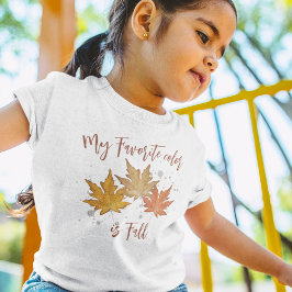 シンプル秋紅葉紅葉葉 Tシャツ