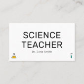 シンプル科学先生 名刺 (裏面)