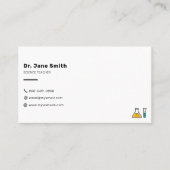 シンプル科学先生 名刺 (正面)