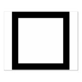シンプル空4"正方形も厚さ縁ど ラバースタンプ (インプリント)