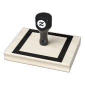 シンプル空4"正方形も厚さ縁ど ラバースタンプ (スタンプ)