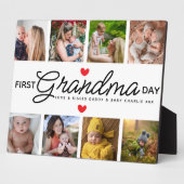 シンプル第1おばあちゃんの日フォトコラージュ フォトプラーク (側面)