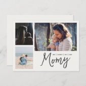 シンプル第1母の日写真のはがき ポストカード (正面/裏面)