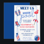 シンプル第16期招待状プールパーティー夏 招待状<br><div class="desc">シンプル第16期招待状プールパーティー夏</div>