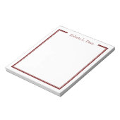 シンプル精巧な線パーソナライズされたカスタム ノートパッド (回転)