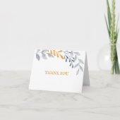 シンプル紅葉ありがとう サンキューカード (正面)