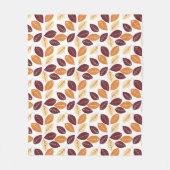 シンプル紅葉フリースブランケット フリースブランケット (正面)