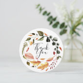 シンプル紅葉リースサンキューカード サンキューカード (スタンド正面)