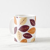 シンプル紅葉 コーヒーマグカップ (正面左)