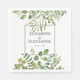 シンプル紅葉、結婚披露宴 スタンダードランチョンナプキン