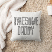 シンプル素晴らし父の日 |装飾用クッション クッション (ブランケット)