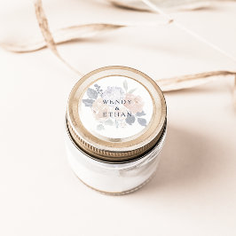 シンプル素朴フローラ結婚封筒用シール ラウンドシール