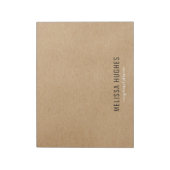 シンプル素朴モダンクラフト ノートパッド (回転)