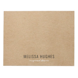 シンプル素朴モダンクラフト ノートパッド