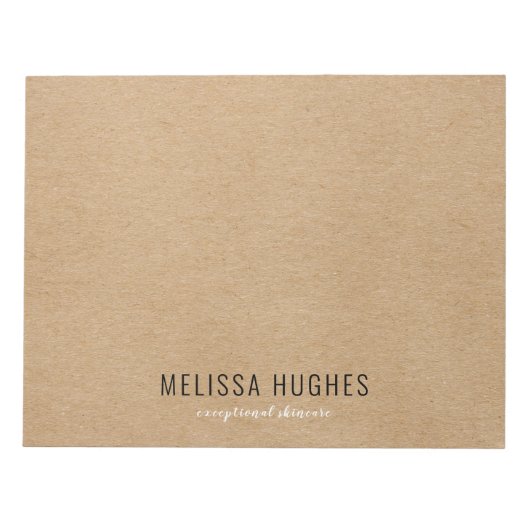 シンプル素朴モダンクラフト ノートパッド (正面)