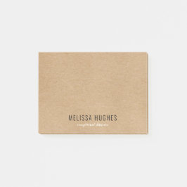 シンプル素朴モダンクラフト ポストイット