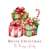 シンプル素朴モダン水の色クリスマス フェイバーバッグ