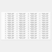 シンプル素朴リップグロスチューブ防水口紅 ラベル (シート)