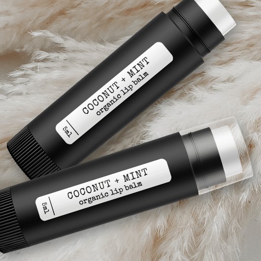 シンプル素朴リップグロスチューブ防水口紅 ラベル