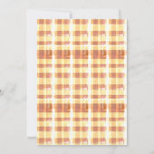 シンプル素朴感謝祭招待状 招待状 (裏面)