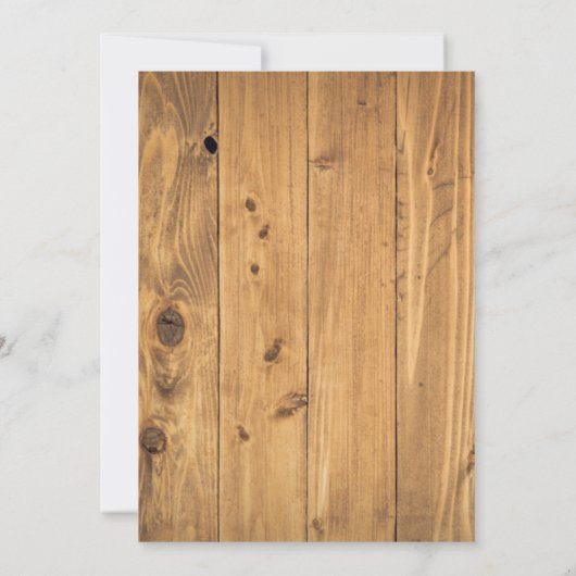 シンプル素朴木クロスフラワー結婚の緑 セーブザデート (裏面)