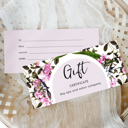 シンプル紫フローラクラシック贈与証