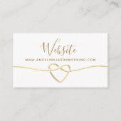 シンプル結婚のホームページ エンクロージャーカード (正面)