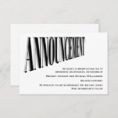 シンプル結婚の延期 セーブザデート (正面/裏面)