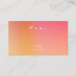 シンプル結婚の日のグラデーション入り プレイスカード