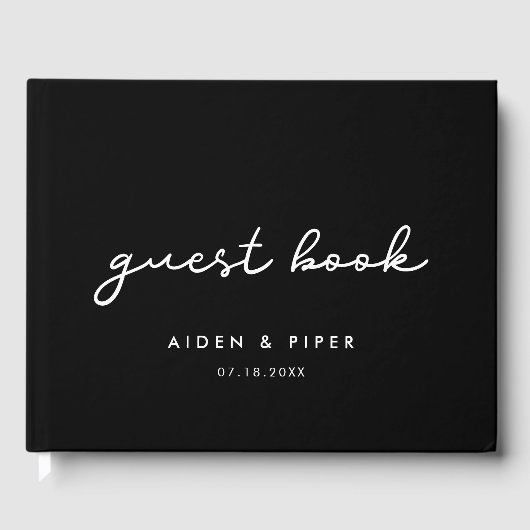シンプル結婚の ゲストブック (正面)