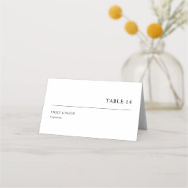 シンプル結婚の プレイスカード