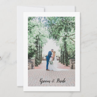 シンプル結婚への招待 招待状