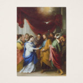 シンプル結婚エレガントカトリックの聖札 (正面)