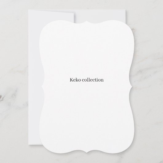 シンプル結婚カード (裏面)