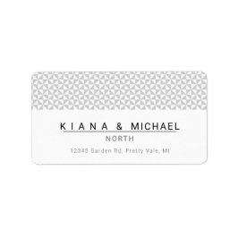 シンプル結婚ミニマルのブラックID523 ラベル