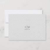 シンプル結婚ミニマル詳細ブラックID523 (裏面)