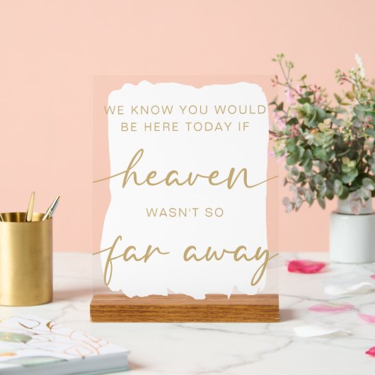 シンプル結婚メモリ表 アクリルサイン (ウェディング)