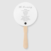 シンプル結婚モダン立計画 ハンドファン (裏面)