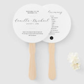 シンプル結婚モダン立計画 ハンドファン (正面&裏面)