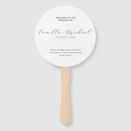 シンプル結婚モダン立計画 ハンドファン (正面)