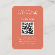 シンプル結婚モダン詳細QRコード