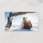 シンプル結婚写真座席表 プレイスカード (裏面)