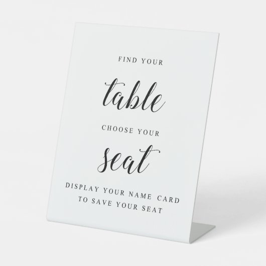 シンプル結婚名刺記号 台座サイン (正面)