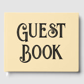 シンプル結婚客書 ゲストブック (正面)
