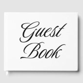 シンプル結婚客書 ゲストブック (正面)