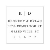 シンプル結婚差出人住所 セルフインキングスタンプ (デザイン)